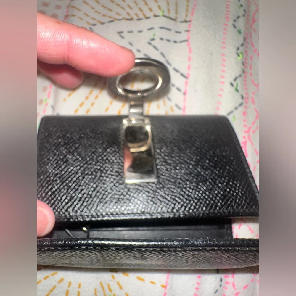 BVLGARI BLACK WALLET/KEY HOLDER